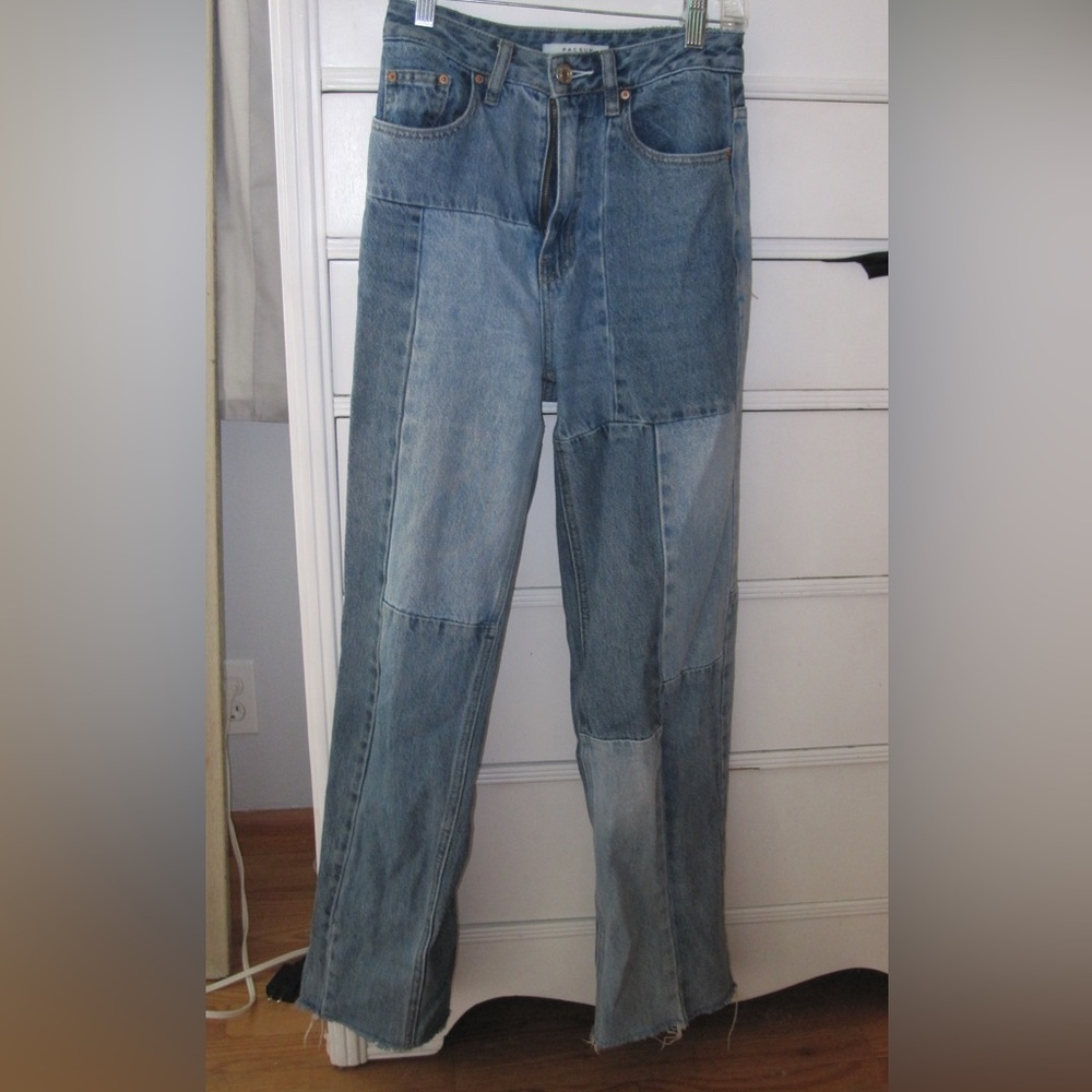 Pacsun 90s boyfriend patchwork jeans